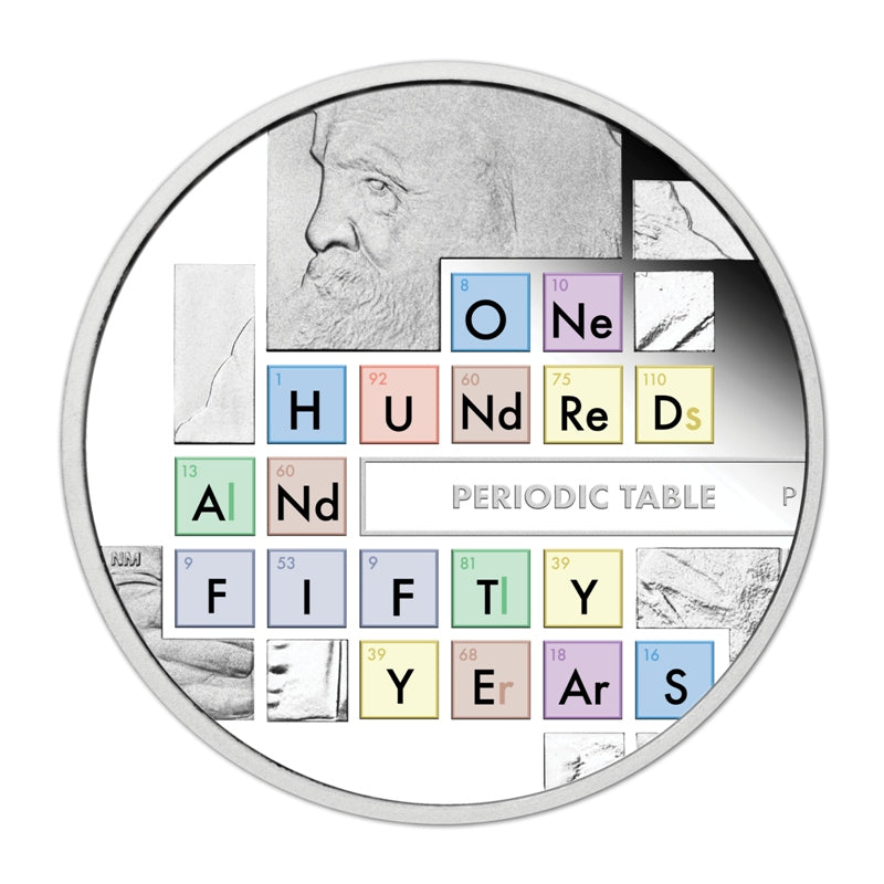 2019 150 Years of the Periodic Table 1oz Silver Proof