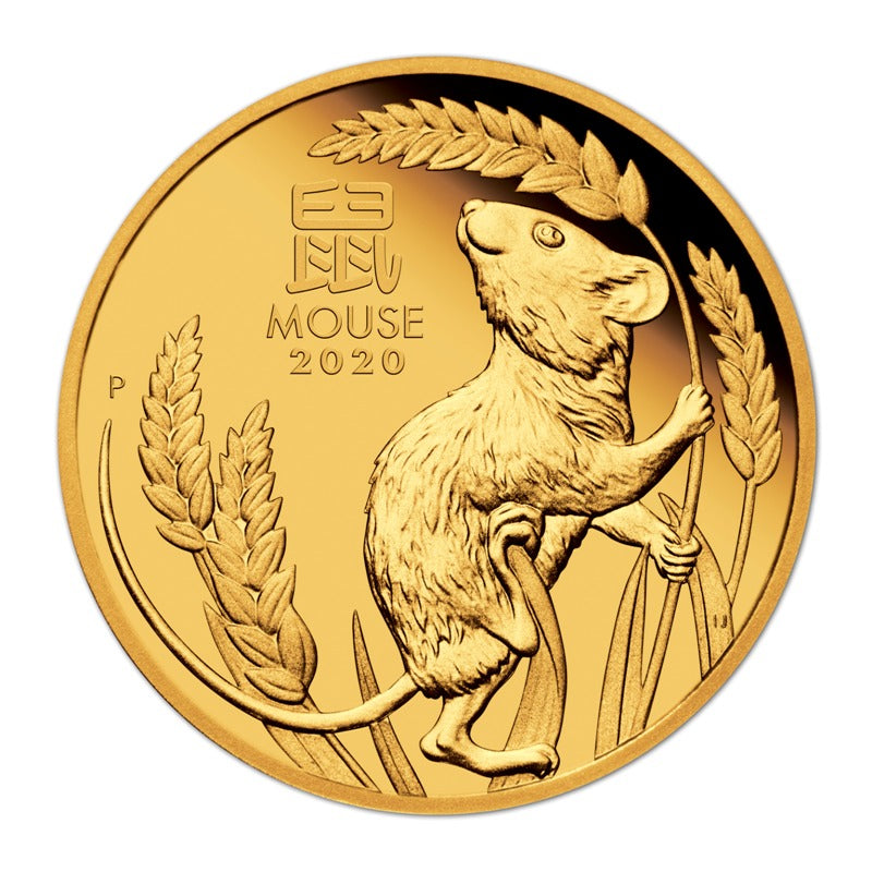 2020 Year of the Mouse 1/10oz $15 Gold Proof