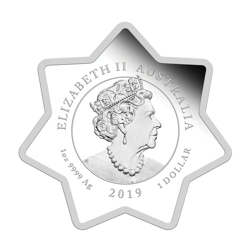 2019 Christmas Reindeer 1oz Silver Proof