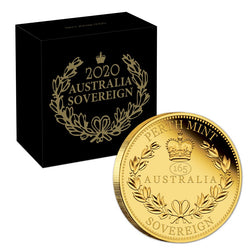 2020 Australia Gold Sovereign Proof | 2020 Australia Gold Sovereign Proof REVERSE | 2020 Australia Gold Sovereign Proof OBVERSE