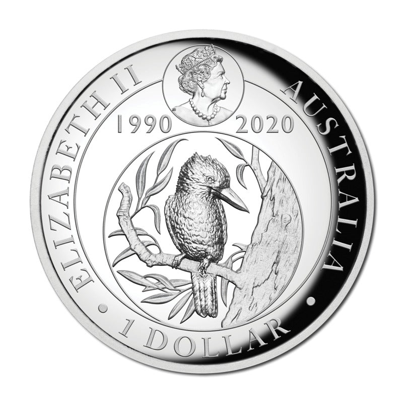 2020 Kookaburra High Relief 1oz Silver Proof