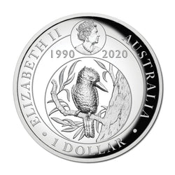 2020 Kookaburra High Relief 1oz Silver Proof