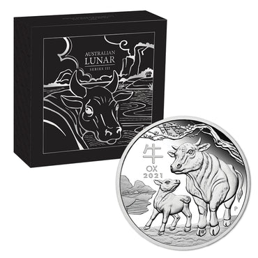 2021 Year of the Ox 1oz Silver Proof