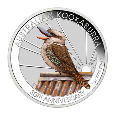 2020 World Money Fair Kookaburra 1oz Coloured Silver