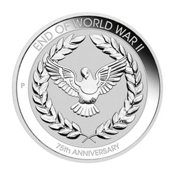 2020 End of WWII 75th Anniversary 1/10oz Silver UNC