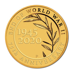 2020 End of WWII 75th Anniversary $2 0.5g Gold