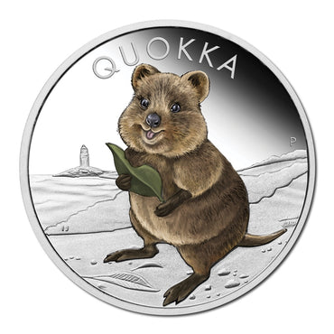 2021 Quokka 1oz Silver Coloured Proof