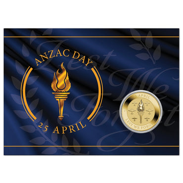 2021 $1 ANZAC Day - Lest We Forget UNC