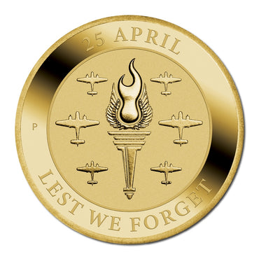 2021 $1 ANZAC Day - Lest We Forget UNC