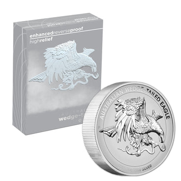 2021 Wedge-Tailed Eagle 1oz Silver High Relief Reverse Proof