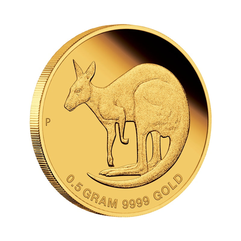 2021 Mini Kangaroo 0.5g Gold Coin