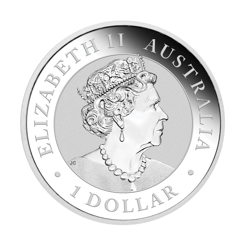 2021 World Money Fair Kookaburra 1oz Silver Coloured