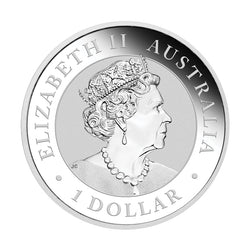 2021 World Money Fair Kookaburra 1oz Silver Coloured