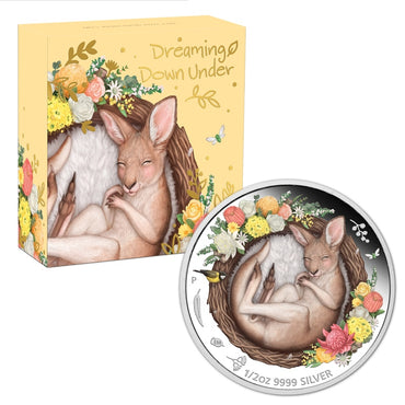 2021 Dreaming Down Under - Kangaroo 1/2oz Silver Proof