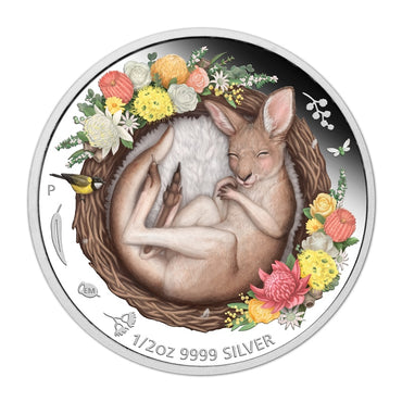2021 Dreaming Down Under - Kangaroo 1/2oz Silver Proof