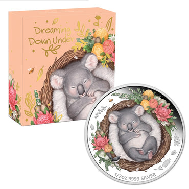 2021 Dreaming Down Under - Koala 1/2oz Silver Proof