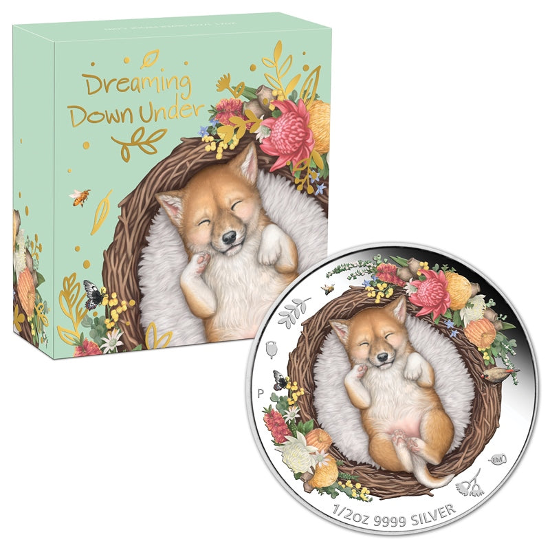 2021 Dreaming Down Under - Dingo 1/2oz Silver Proof