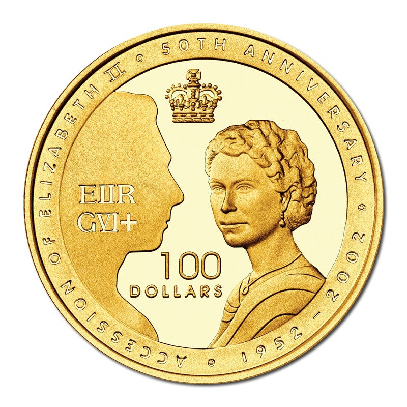 2002 Queen Elizabeth II Accession 2 Coin Proof