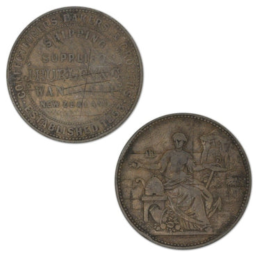 New Zealand ND J. Hurley & Co. Penny Token A.276