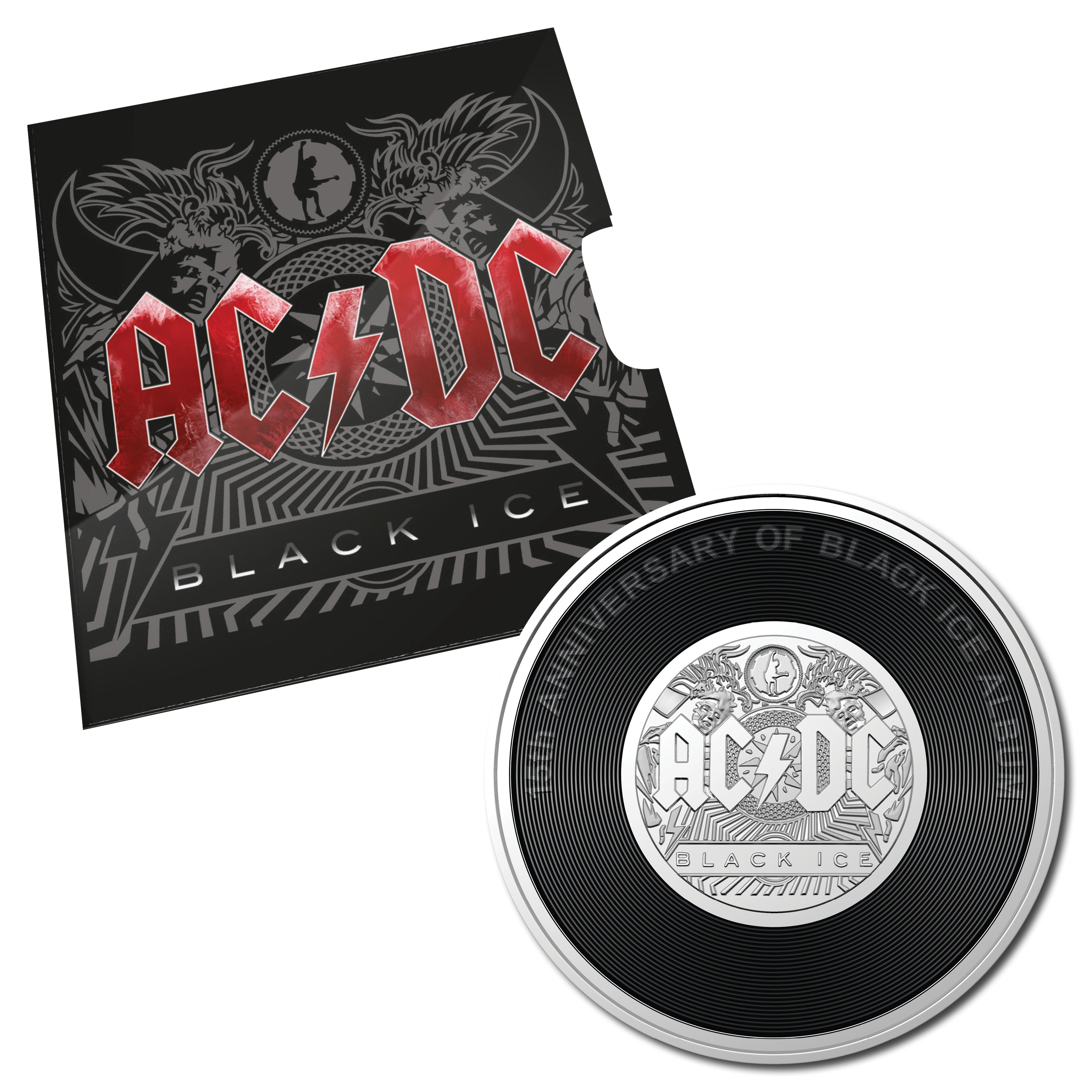 20c 2023 AC/DC Black Ice UNC