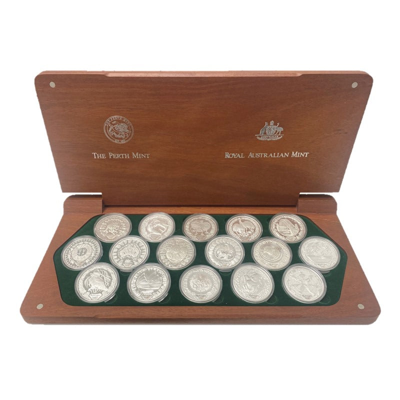$5 2000 Sydney Olympics Silver 16 Coin Proof Set