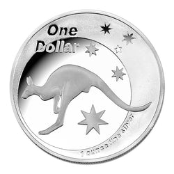 $1 2005 Kangaroo 1oz 99.9% Silver Proof