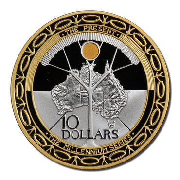 $10 2000 Millenium Series - The Present Silver Proof