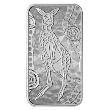 2008 Dreaming Series - Kangaroo Rectangular 1oz Silver