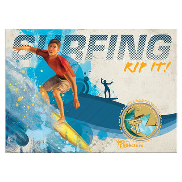 $1 2013 Surfing Young Collectors - Coloured UNC