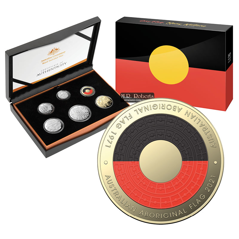 2021 Proof Set - Australian Aboriginal Flag – M.R.Roberts