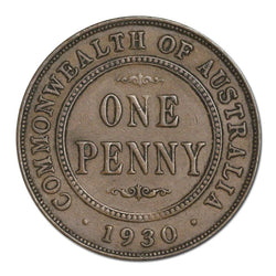 Australia 1930 Penny FINE+