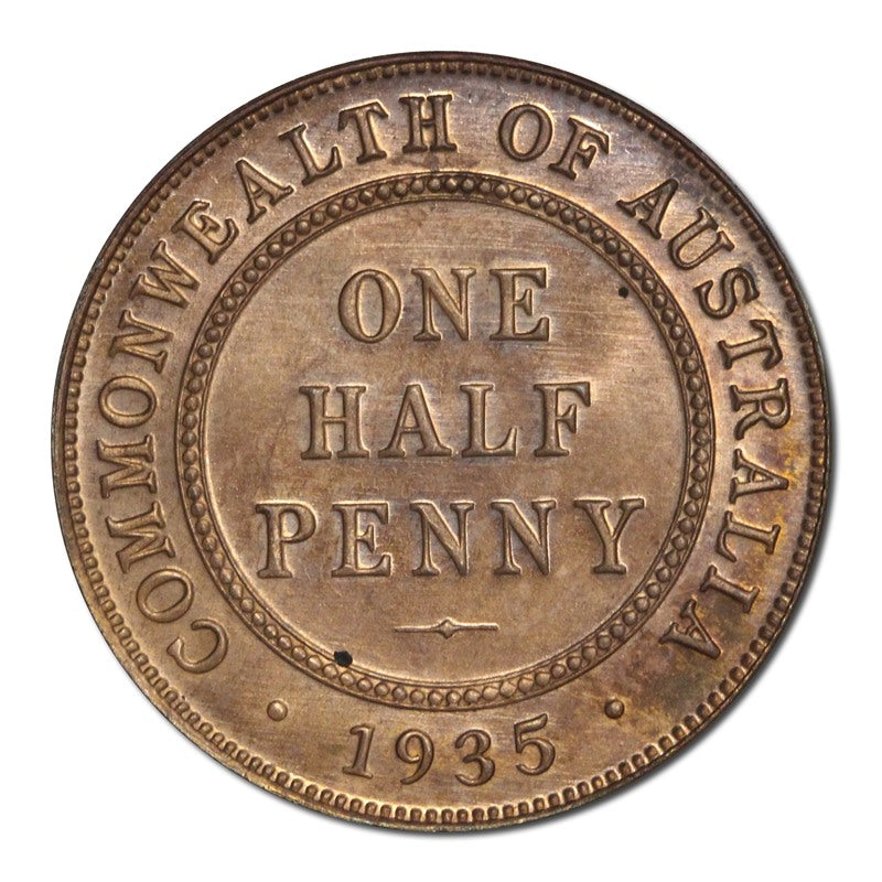 Australia 1935 Halfpenny & Penny Lustrous Proof Pair