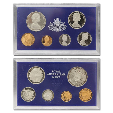 1980 6 Coin Proof Set M.R.Roberts Wynyard Coin Centre