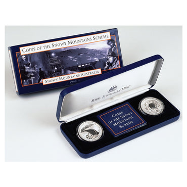 $10 1999 Landmarks - Snowy Mountains 2 Coin Silver Set