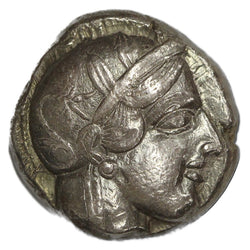 Ancient Greece (454-404 BC.) Silver Tetradrachm EF-Mint State