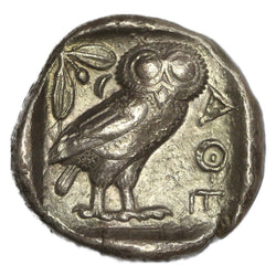 Ancient Greece (454-404 BC.) Silver Tetradrachm EF-Mint State
