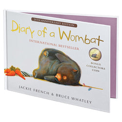 20c 2022 Diary of a Wombat Gold Plated UNC - Deluxe Edition Book