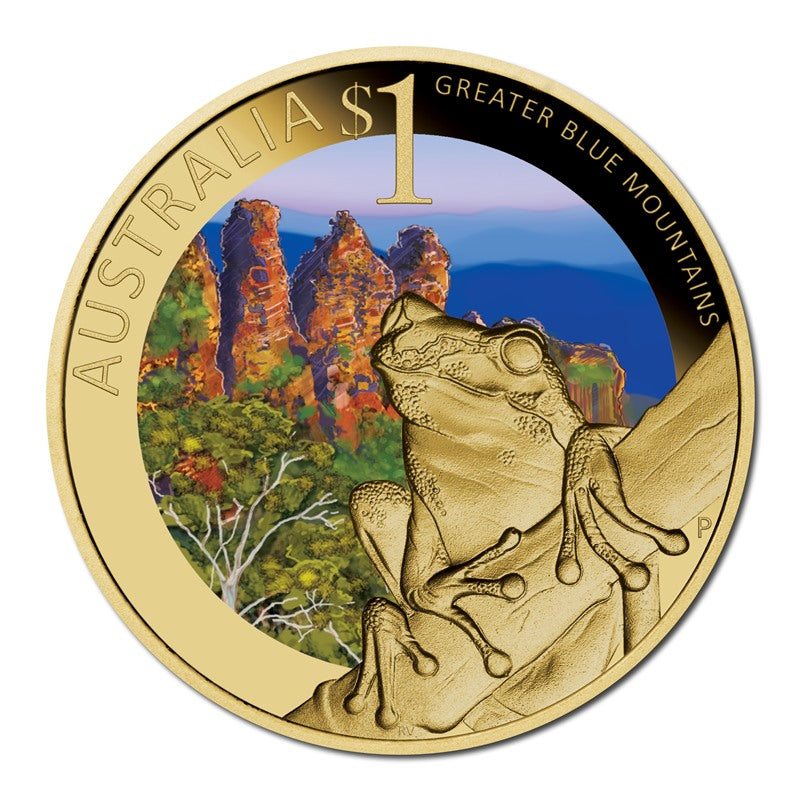 2010 Celebrate Australia - Blue Mountains $1 UNC