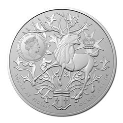$1 2023 Coat of Arms - Queensland 1oz Silver UNC