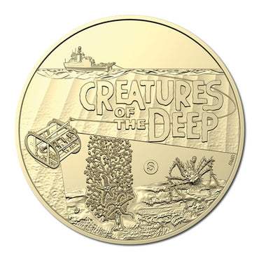$1 2023 Creatures of the Deep 'S' Counterstamp UNC - Set Of 5