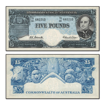 (1960) Five Pounds Coombs/Wilson R.50 nUNC