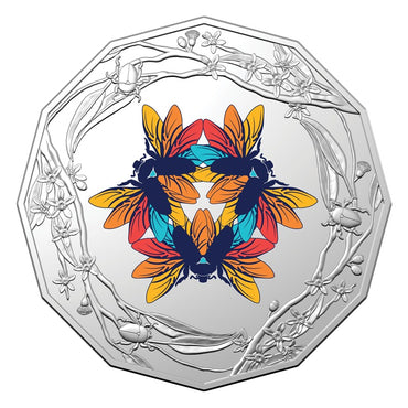 50c 2022 Christmas Beetle UNC - Set of 5