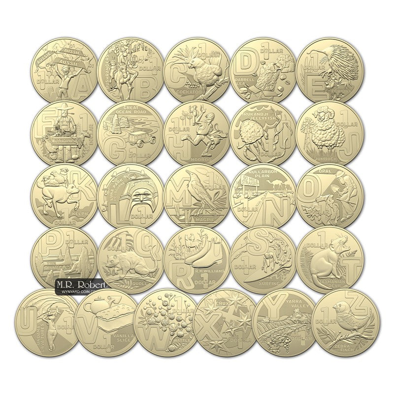 $1 2022 Great Aussie Coin Hunt 3 A-Z Set Of 26 with Folder