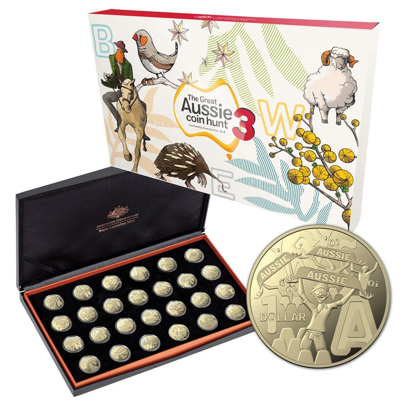 $1 2022 Great Aussie Coin Hunt 3 26 Coin Proof Set