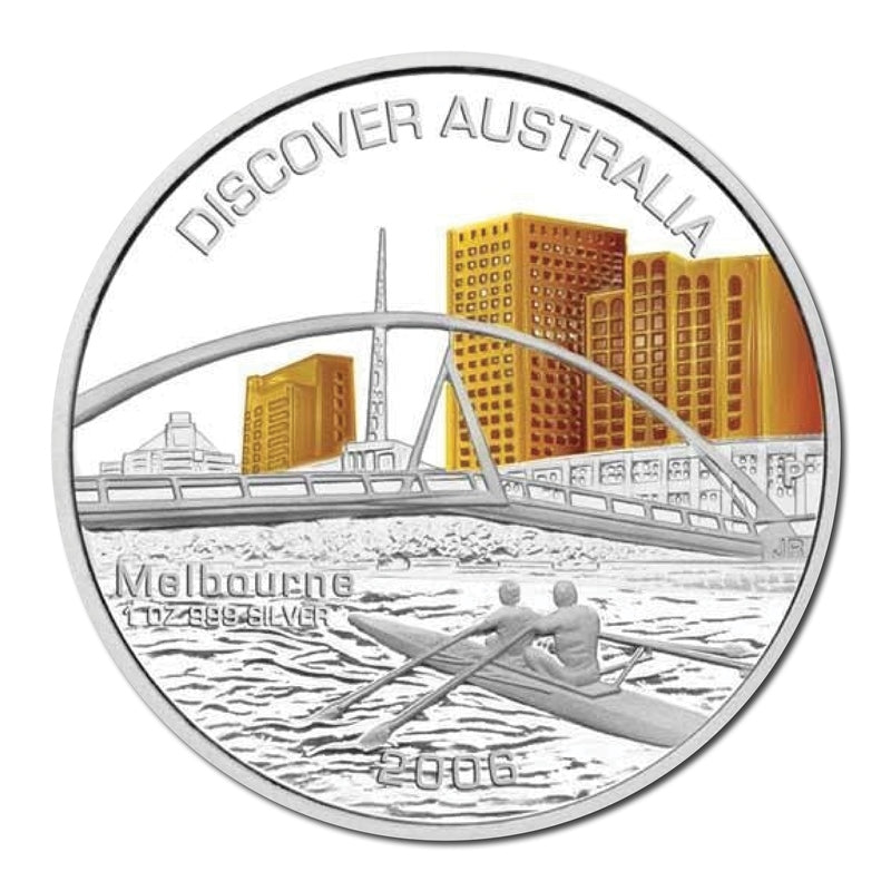 2006 Discover Australia - Melbourne 1oz Silver Proof