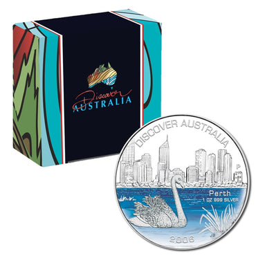 2006 Discover Australia - Perth 1oz Silver Proof