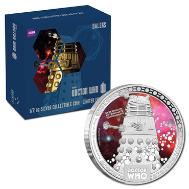 2014 Doctor Who - Daleks - 1/2oz Silver Proof