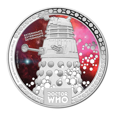 2014 Doctor Who - Daleks - 1/2oz Silver Proof
