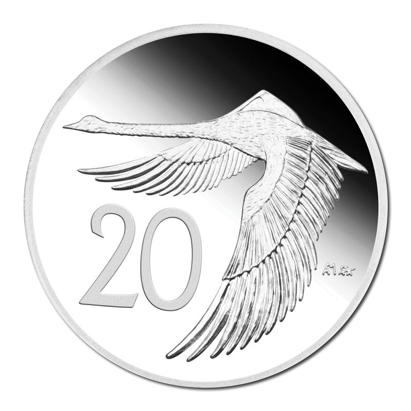 20c 2009 Australian Decimal Pattern Silver Carded Proof