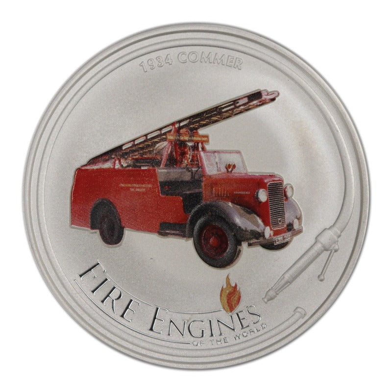 2006 Fire Engines of the World - Commer Fire Engine 1oz Silver